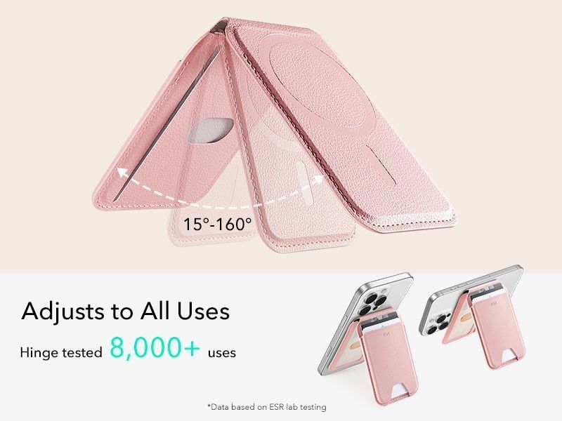 ESR MagSafe Aura Wallet Fold Stand Bublegum Pink MAGSAFE GADGETS ESR ESR MagSafe Aura Wallet Fold Stand Bublegum Pink - Image 7