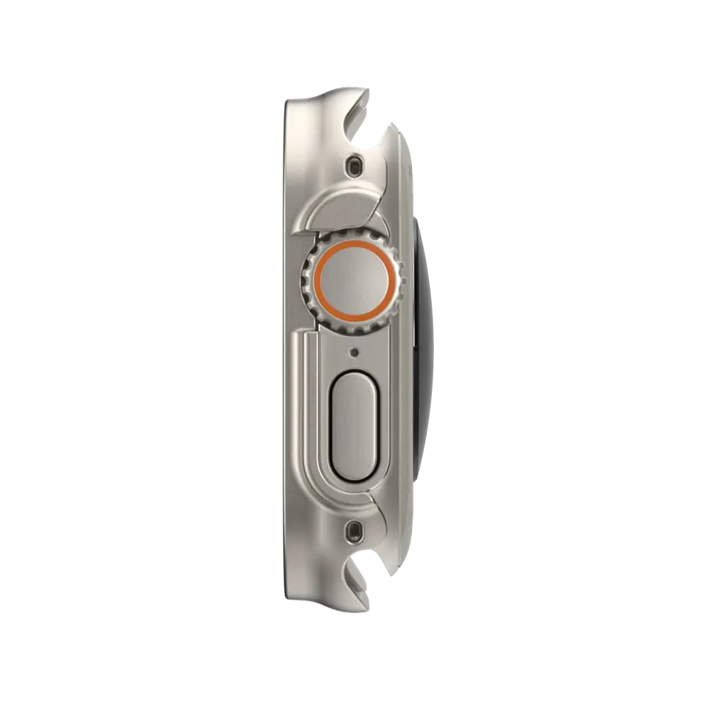 SwitchEasy Hybrid Series 2in1 Glass Case Titanium Apple Watch 49mm APPLE WATCH SwitchEasy SwitchEasy Hybrid Series 2in1 Glass Case Titanium Apple Watch 49mm - Image 2