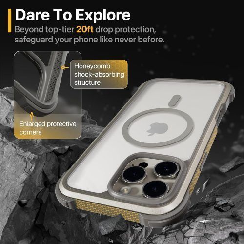 Alternative view of Θήκη MagEasy Odyssey M Magsafe Metal Black iPhone 16 Pro Max