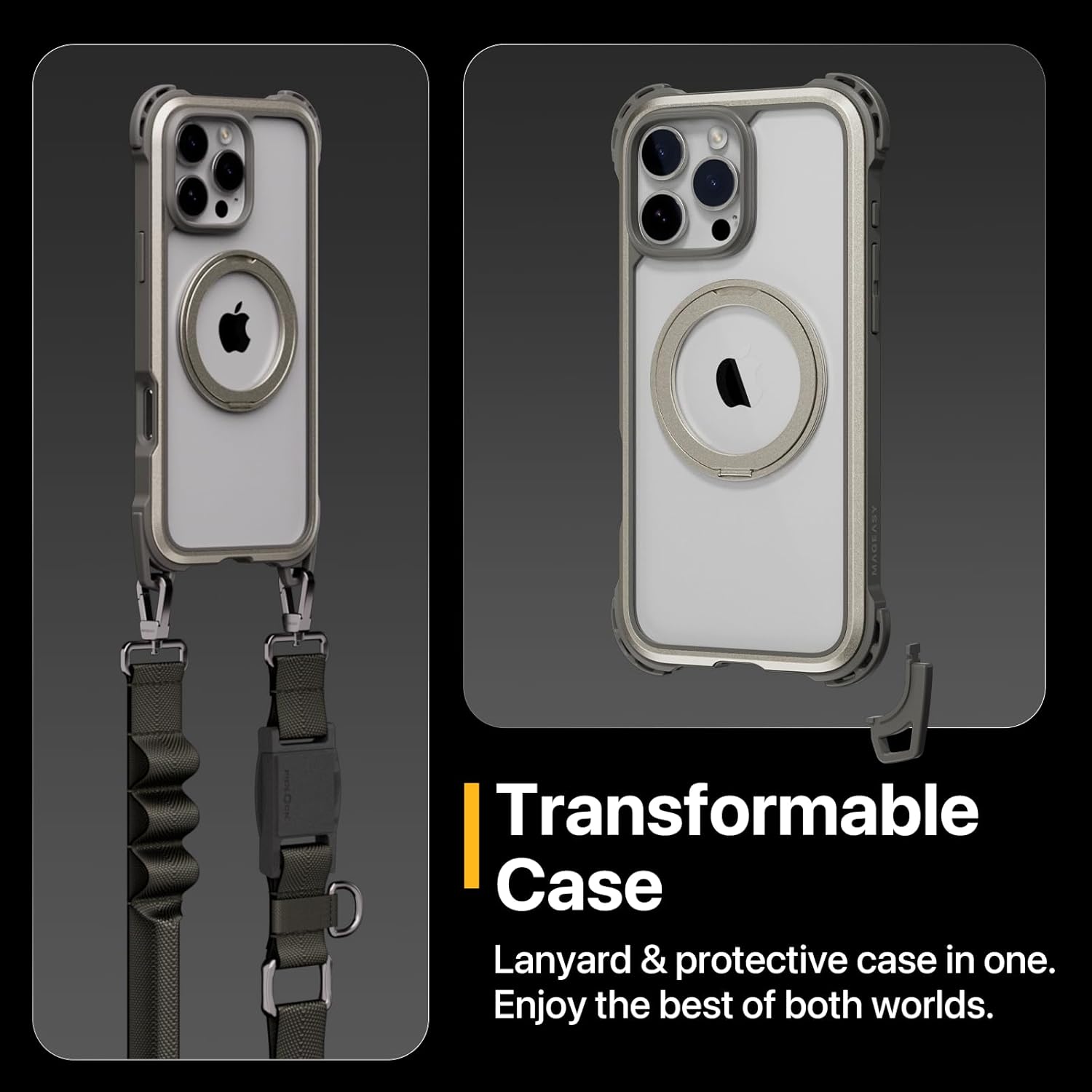 Θήκη MagEasy Odyssey Ultra M with Lanyard Magsafe Titanium iPhone 16 Pro Max ΘΗΚΕΣ MagEasy Θήκη MagEasy Odyssey Ultra M with Lanyard Magsafe Titanium iPhone 16 Pro Max - Image 14