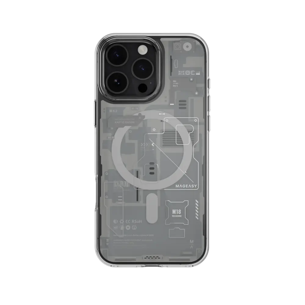 Θήκη MagEasy Xray M Magsafe Transparent iPhone 16 Pro Max ΘΗΚΕΣ MagEasy Θήκη MagEasy Xray M Magsafe Transparent iPhone 16 Pro Max - Image 6