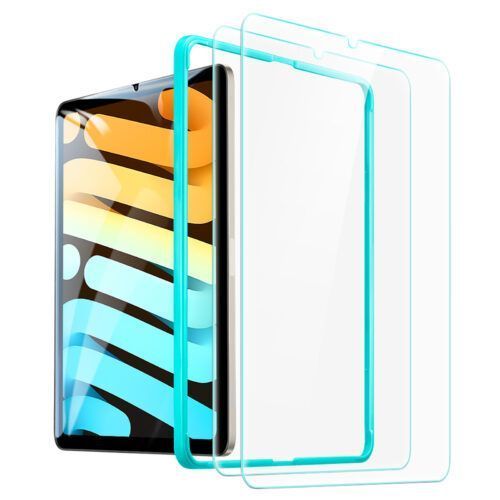 (2-Pack) ESR Premium Quality Tempered Glass iPad mini 6/7 (With Easy Installation Frame)