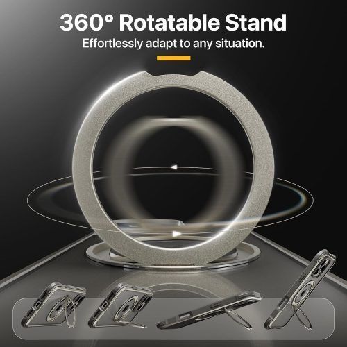 Alternative view of Θήκη MagEasy Odyssey Stand M Magsafe Titanium iPhone 16 Pro Max