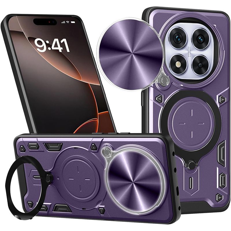 Θήκη Shockproof Ringstand Slide Camera Purple Xiaomi Redmi Note 14 Pro 5G ΘΗΚΕΣ Orso Θήκη Shockproof Ringstand Slide Camera Purple Xiaomi Redmi Note 14 Pro 5G