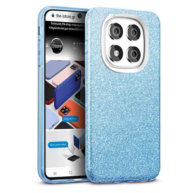 Θήκη Hybrid Strass Blue Xiaomi Redmi Note 14 Pro+ 5G ΘΗΚΕΣ Orso Θήκη Hybrid Strass Blue Xiaomi Redmi Note 14 Pro+ 5G