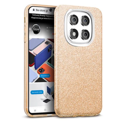 Θήκη Hybrid Strass Gold Xiaomi Redmi Note 14 Pro+ 5G