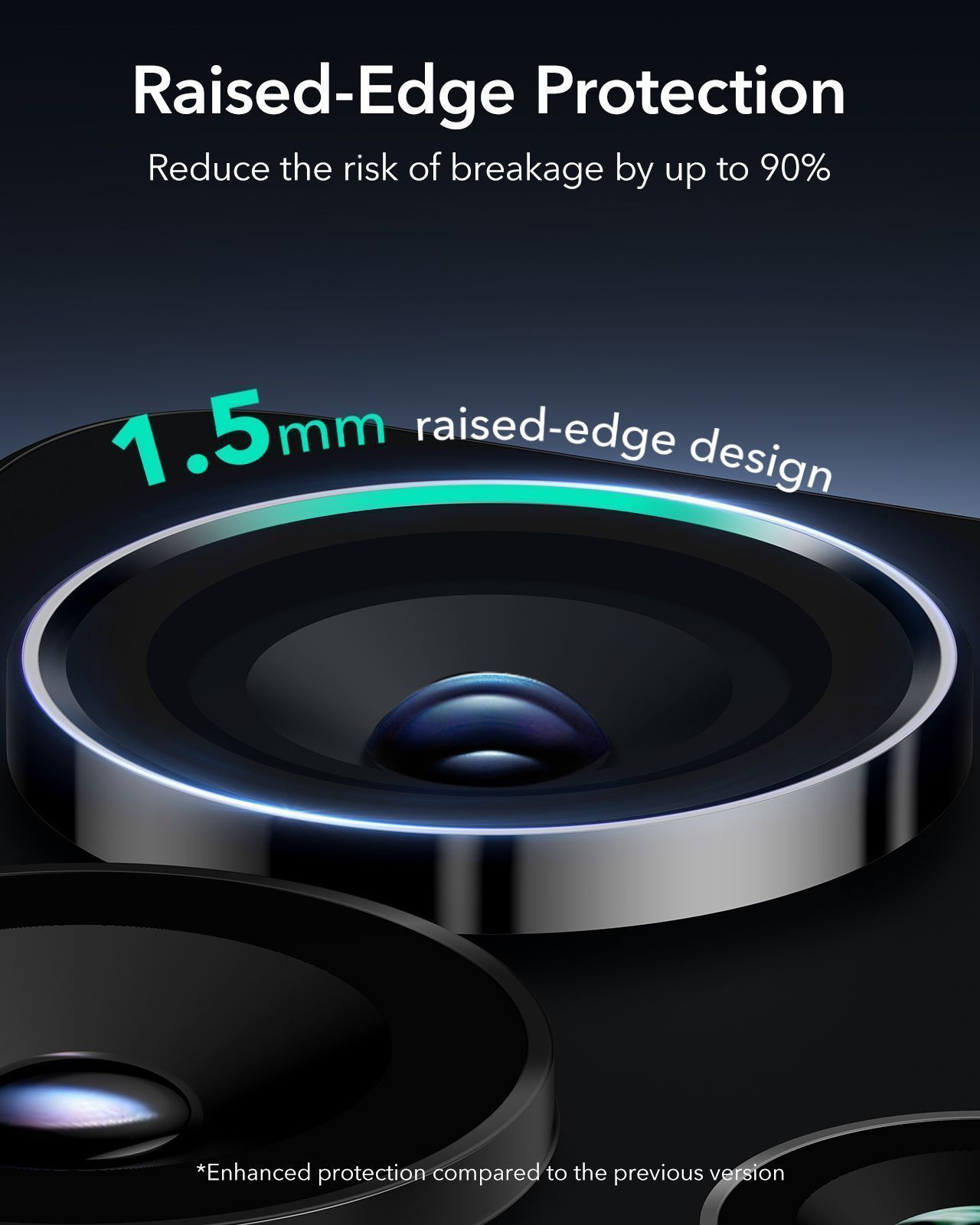 ESR Armorite Tempered Glass Camera Lens Black Samsung Galaxy S25 Ultra ΠΡΟΣΤΑΣΙΑ ΟΘΟΝΗΣ ESR ESR Armorite Tempered Glass Camera Lens Black Samsung Galaxy S25 Ultra - Image 5