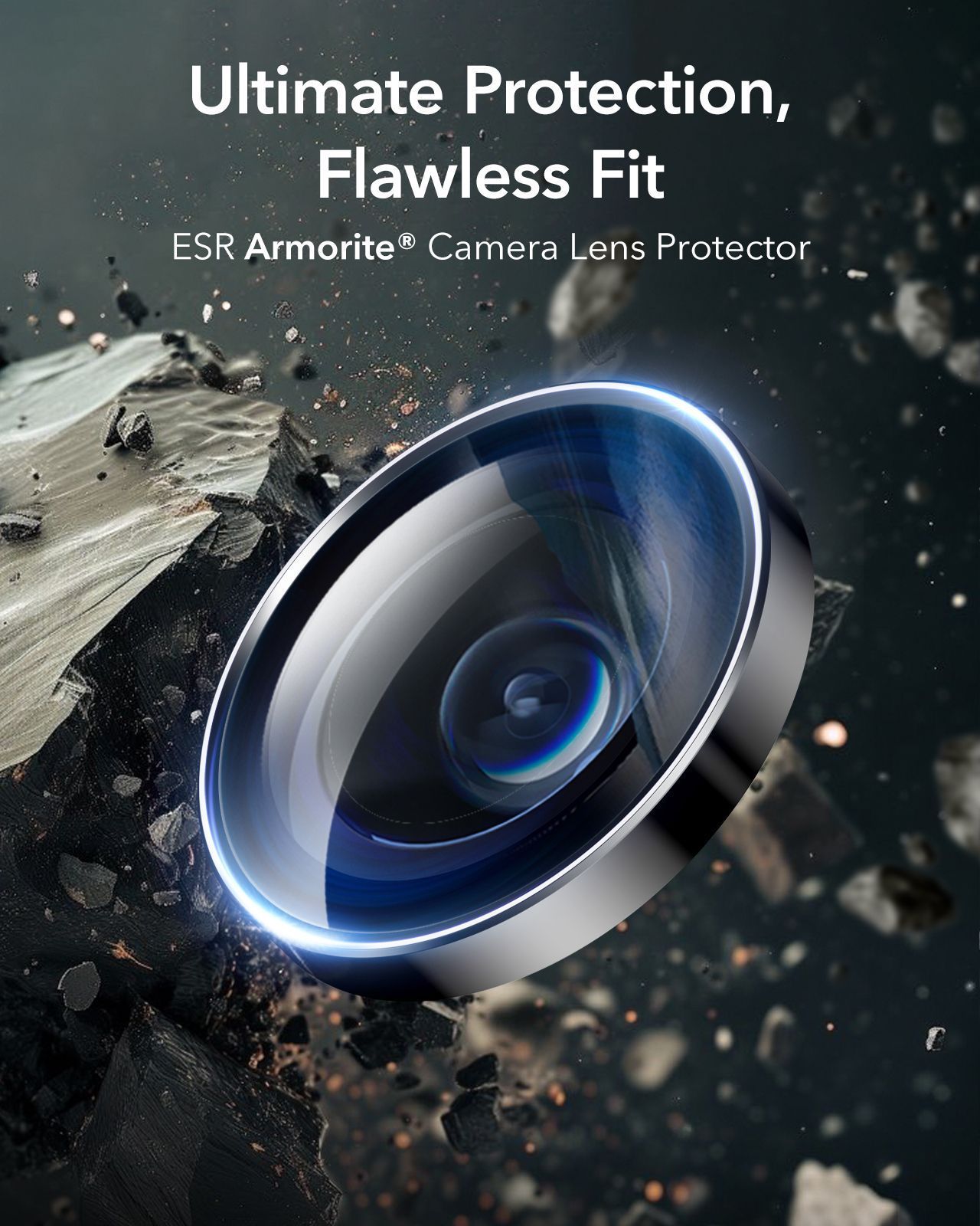 ESR Armorite Tempered Glass Camera Lens Black Samsung Galaxy S25 Ultra ΠΡΟΣΤΑΣΙΑ ΟΘΟΝΗΣ ESR ESR Armorite Tempered Glass Camera Lens Black Samsung Galaxy S25 Ultra - Image 4