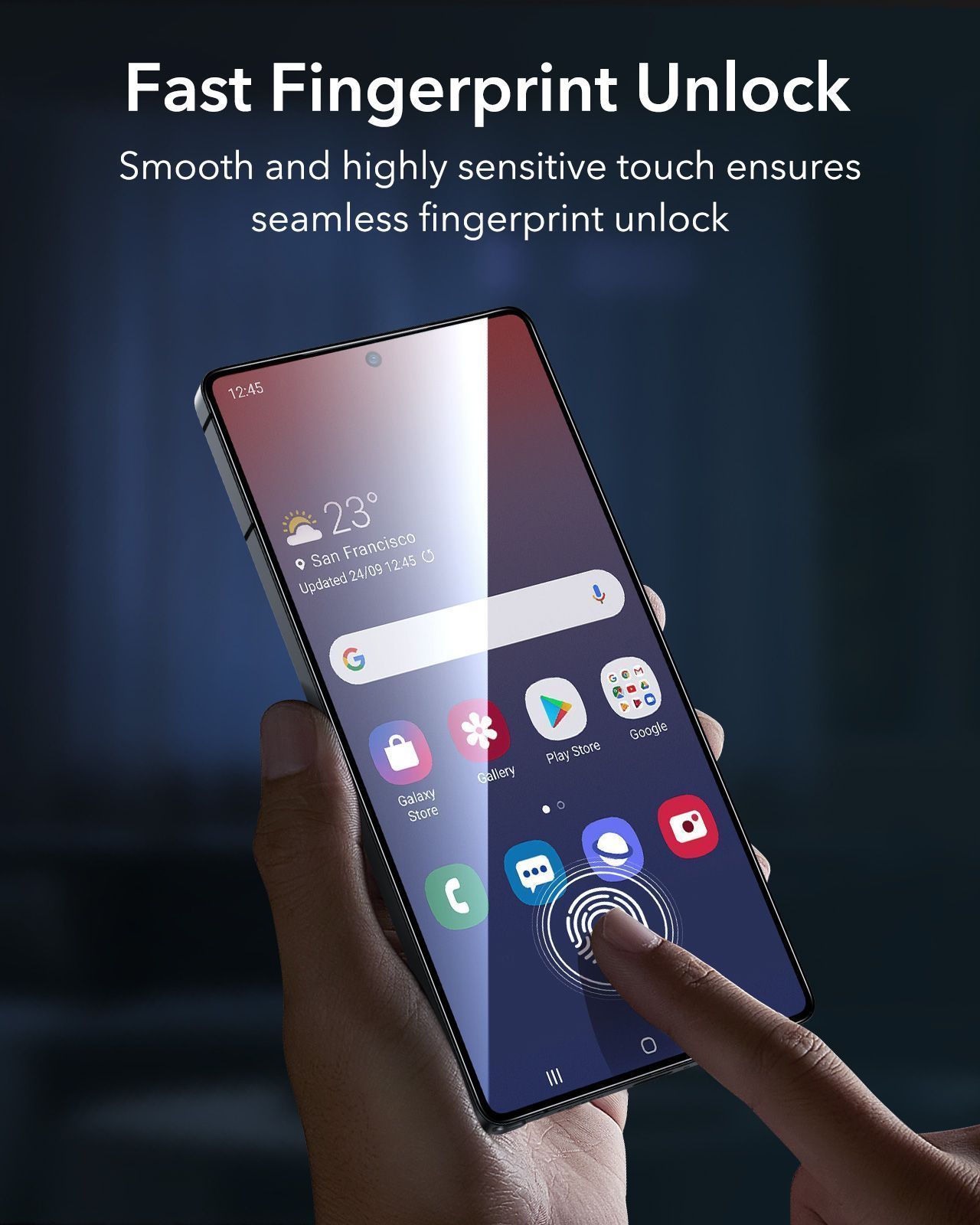 ESR Premium Quality Tempered Glass Samsung Galaxy S25 Ultra (2-Pack With Easy Installation Tray) ΠΡΟΣΤΑΣΙΑ ΟΘΟΝΗΣ ESR ESR Premium Quality Tempered Glass Samsung Galaxy S25 Ultra (2-Pack With Easy Installation Tray) - Image 7