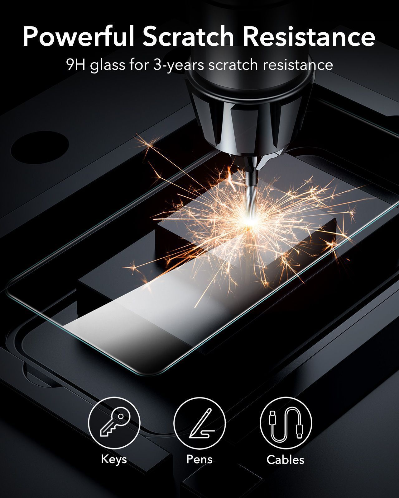 ESR Premium Quality Tempered Glass Samsung Galaxy S25 Ultra (2-Pack With Easy Installation Tray) ΠΡΟΣΤΑΣΙΑ ΟΘΟΝΗΣ ESR ESR Premium Quality Tempered Glass Samsung Galaxy S25 Ultra (2-Pack With Easy Installation Tray) - Image 6