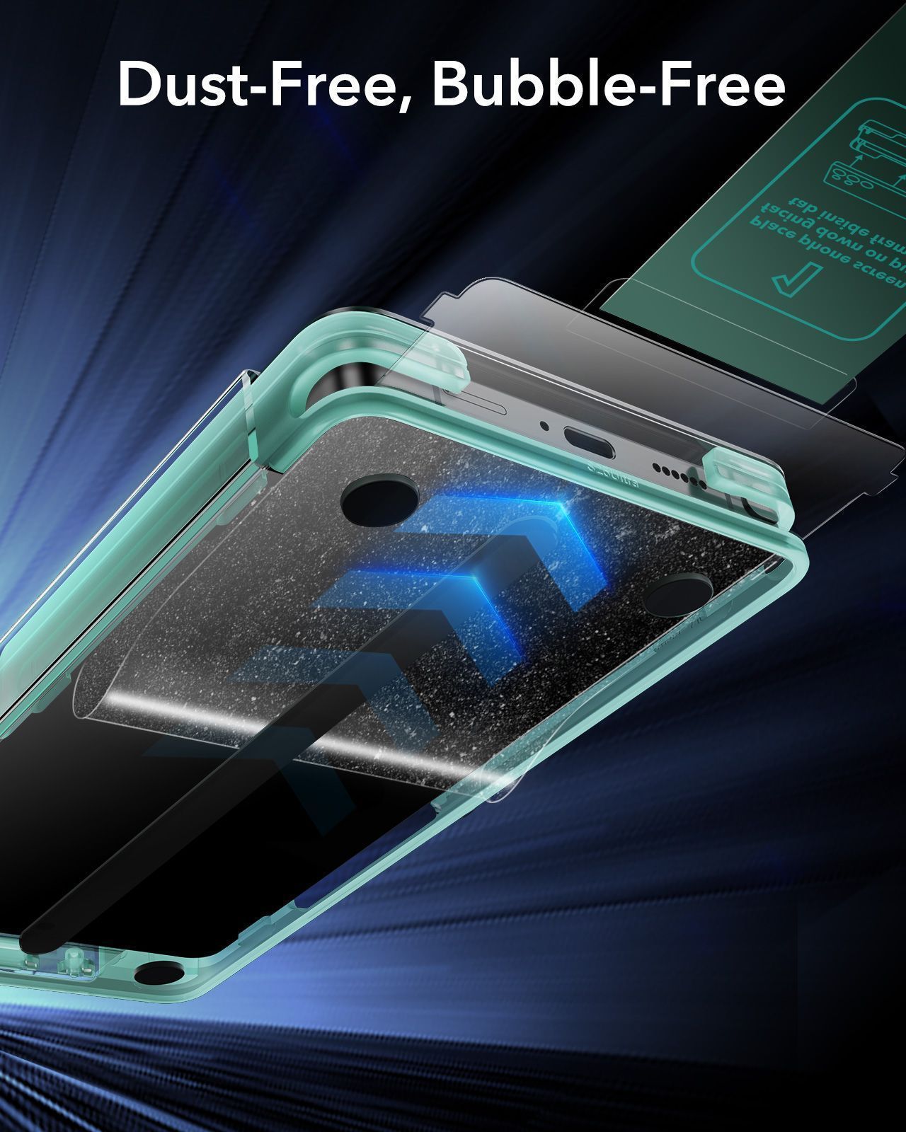 ESR Premium Quality Tempered Glass Samsung Galaxy S25 Ultra (2-Pack With Easy Installation Tray) ΠΡΟΣΤΑΣΙΑ ΟΘΟΝΗΣ ESR ESR Premium Quality Tempered Glass Samsung Galaxy S25 Ultra (2-Pack With Easy Installation Tray) - Image 5