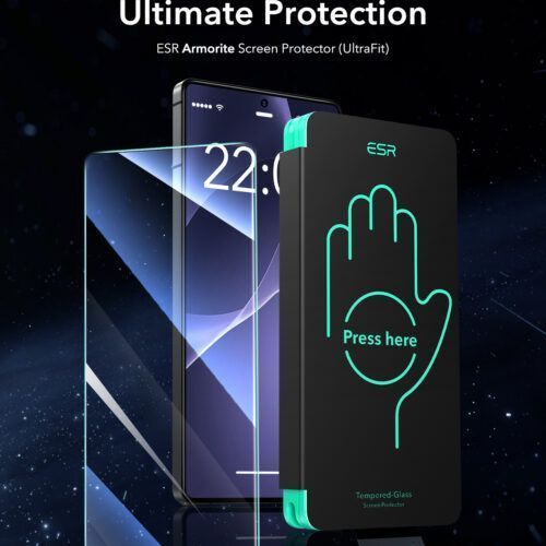Alternative view of ESR Premium Quality Tempered Glass Samsung Galaxy S25 Ultra (2-Pack With Easy Installation Tray)