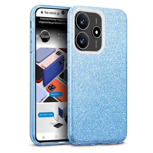 Θήκη Hybrid Strass Blue Poco M7 Pro 5G