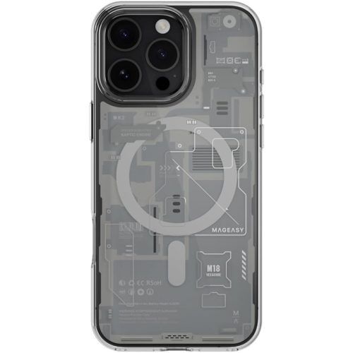 Θήκη MagEasy Xray M Magsafe Transparent iPhone 16 Pro Max ΘΗΚΕΣ MagEasy Θήκη MagEasy Xray M Magsafe Transparent iPhone 16 Pro Max
