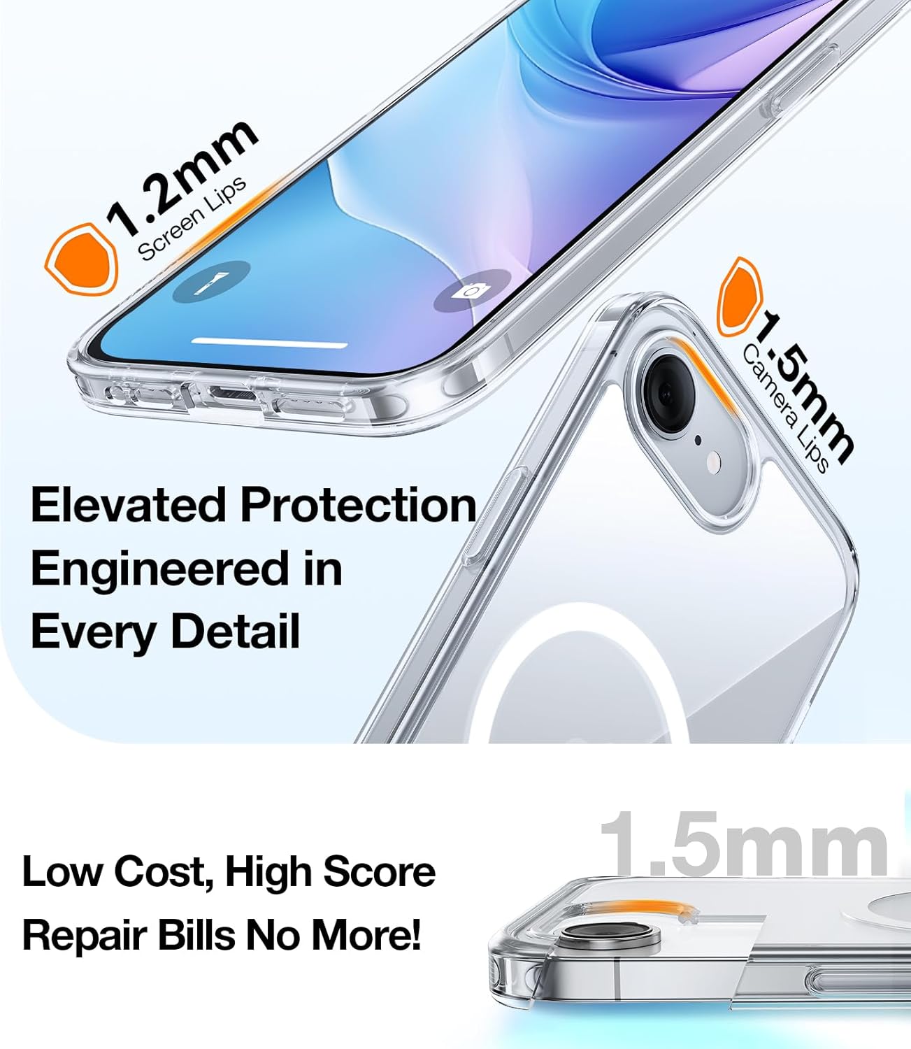 Θήκη Torras Guardian MagSafe Clear iPhone 16e/17e STOCK OFFERS TORRAS Θήκη Torras Guardian MagSafe Clear iPhone 16e/17e - Image 2