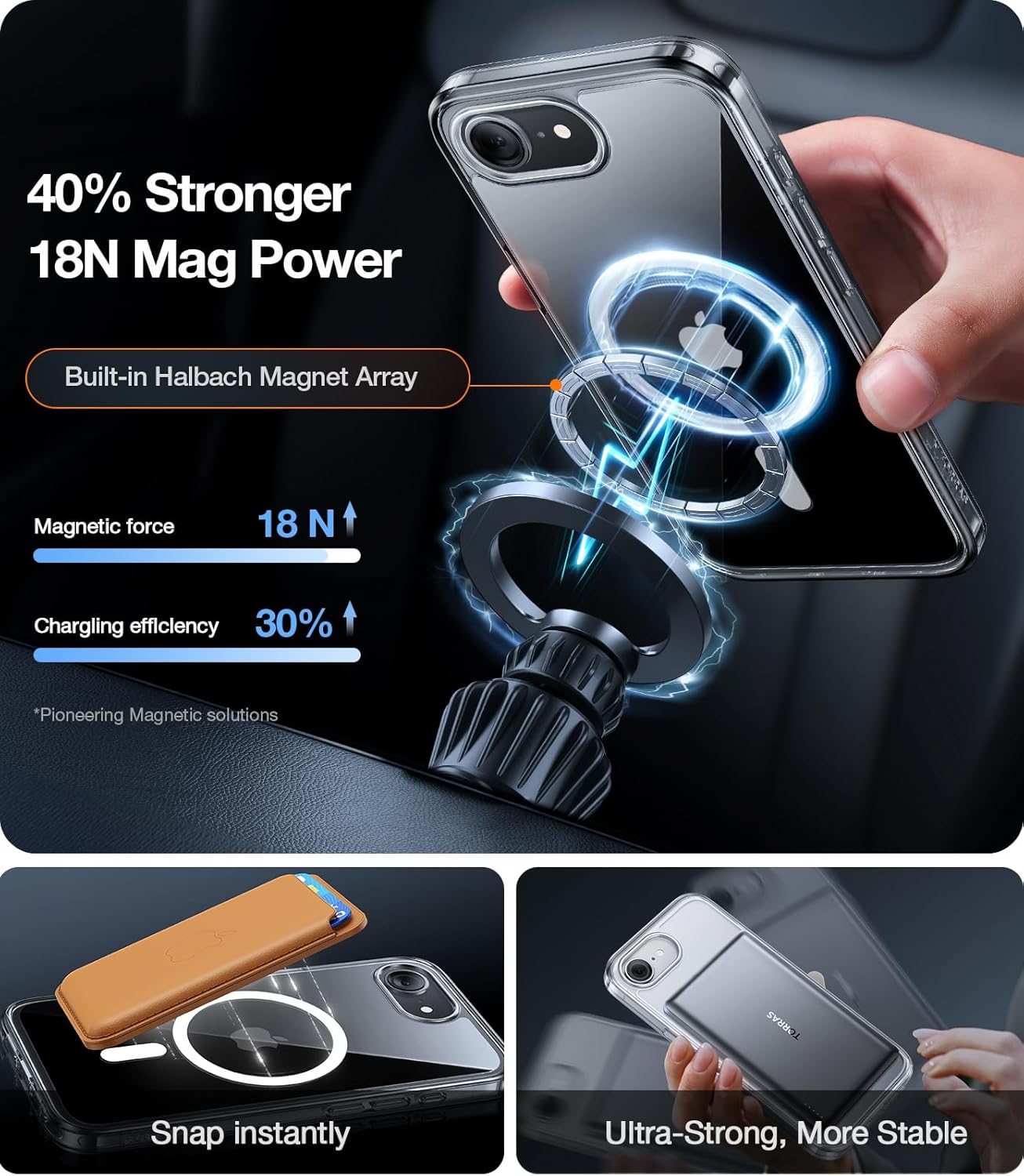 Θήκη Torras Guardian MagSafe Clear iPhone 16e/17e STOCK OFFERS TORRAS Θήκη Torras Guardian MagSafe Clear iPhone 16e/17e - Image 6