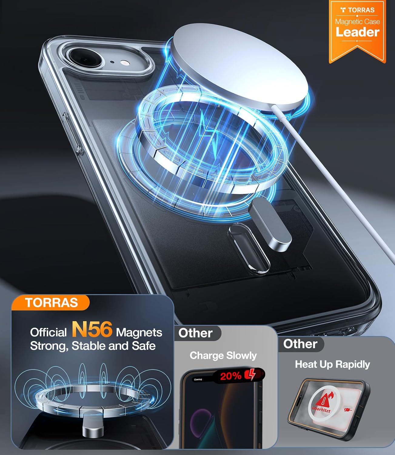 Θήκη Torras Guardian MagSafe Clear iPhone 16e/17e STOCK OFFERS TORRAS Θήκη Torras Guardian MagSafe Clear iPhone 16e/17e - Image 5