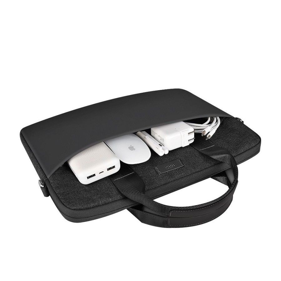 WiWU Minimalist Laptop Bag 15.6″ Black GADGETS WIWU WiWU Minimalist Laptop Bag 15.6" Black - Image 2