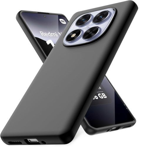 Θήκη Rubber Silk Black Xiaomi Redmi Note 14 Pro+ 5G