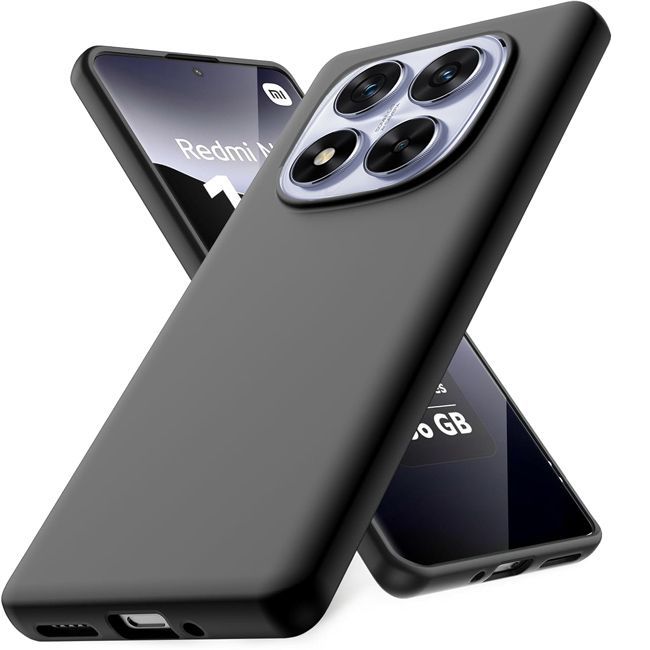Θήκη Rubber Silk Black Xiaomi Redmi Note 14 Pro+ 5G ΘΗΚΕΣ Orso Θήκη Rubber Silk Black Xiaomi Redmi Note 14 Pro+ 5G