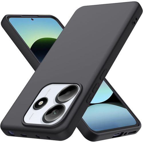 Θήκη Rubber Silk Black Poco M7 Pro 5G