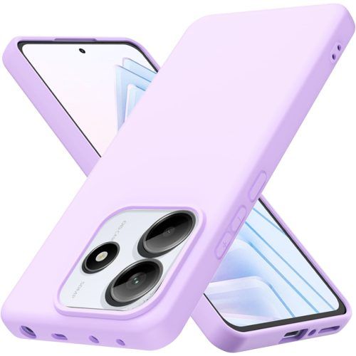 Θήκη Rubber Silk Violet Poco M7 Pro 5G