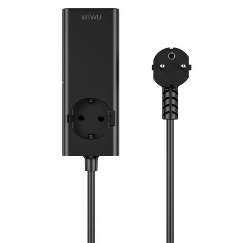 Alternative view of WiWU 100W GaN Power Charging Strip Station Black (S004)