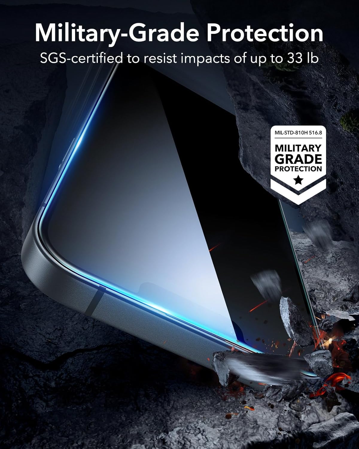 ESR Premium Quality Tempered Glass iPhone 16e/17e ΠΡΟΣΤΑΣΙΑ ΟΘΟΝΗΣ ESR ESR Premium Quality Tempered Glass iPhone 16e/17e - Image 3