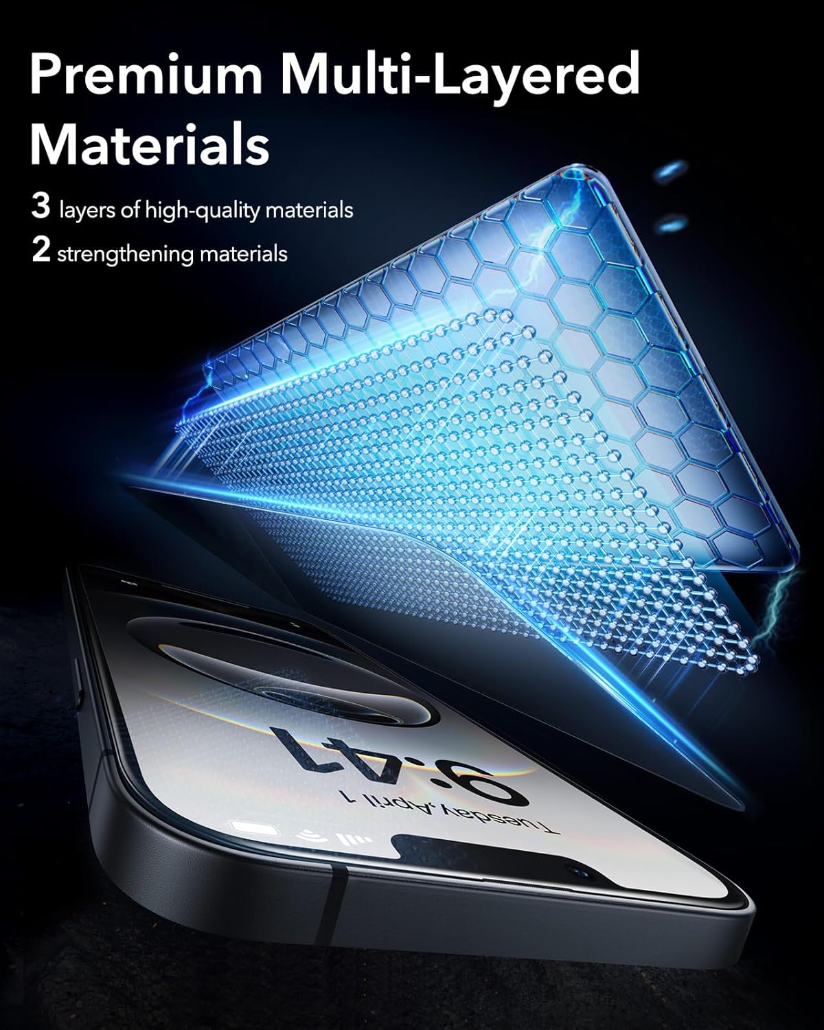 ESR Premium Quality Tempered Glass iPhone 16e/17e ΠΡΟΣΤΑΣΙΑ ΟΘΟΝΗΣ ESR ESR Premium Quality Tempered Glass iPhone 16e/17e - Image 6