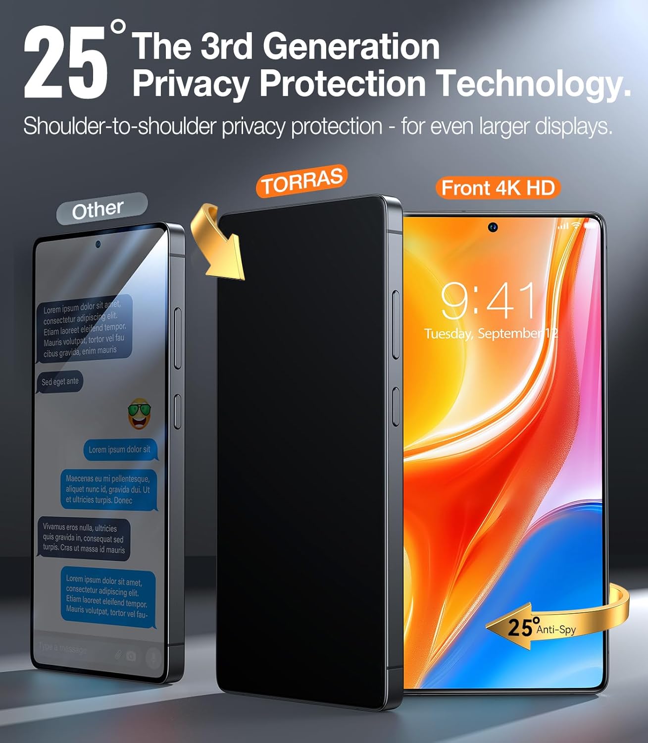 Torras Install Master GlassGo Full Cover Privacy Tempered Glass Samsung Galaxy S25 Ultra ΠΡΟΣΤΑΣΙΑ ΟΘΟΝΗΣ TORRAS Torras Install Master GlassGo Full Cover Privacy Tempered Glass Samsung Galaxy S25 Ultra - Image 6