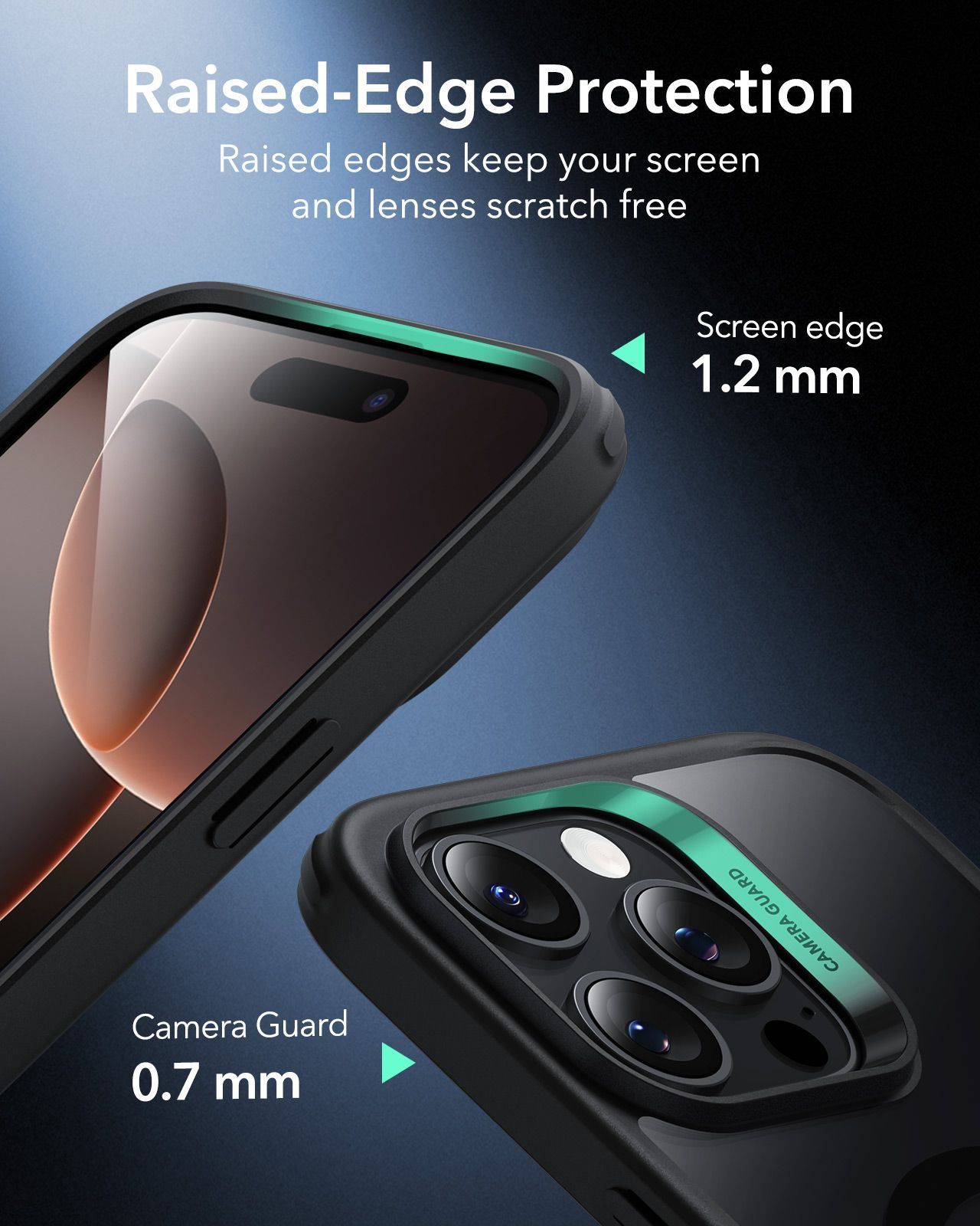 Θήκη ESR Classic Hybrid (Camera Control Button) MagSafe Clear Black iPhone 16 Pro Max ΘΗΚΕΣ ESR Θήκη ESR Classic Hybrid (Camera Control Button) MagSafe Clear Black iPhone 16 Pro Max - Image 5