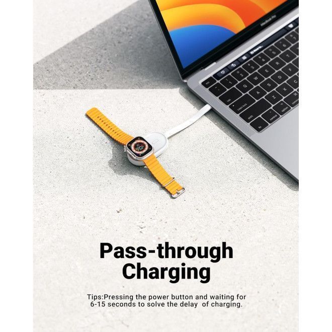 Veger Portable Wireless PowerBank for Apple Watch White (W0102) APPLE WATCH Veger Veger Portable Wireless PowerBank for Apple Watch White (W0102) - Image 3