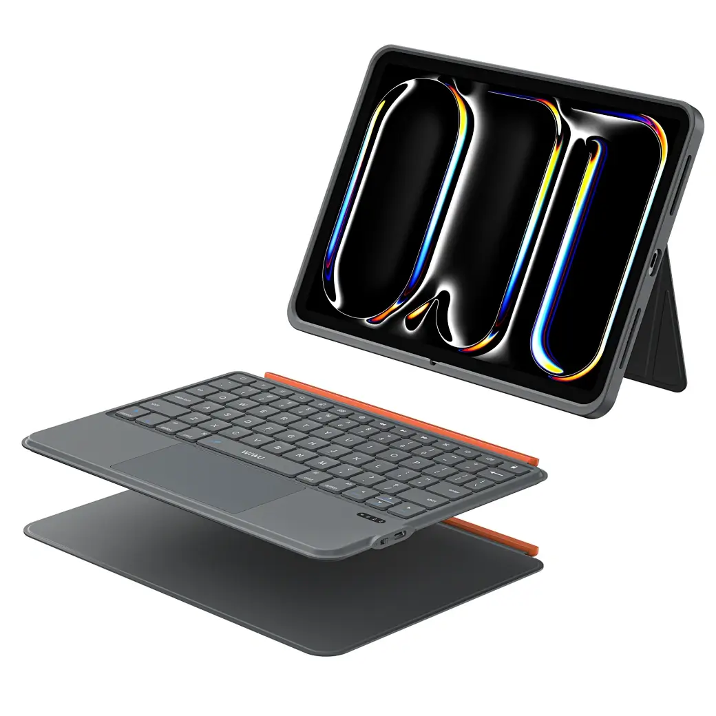 Θήκη WiWU 3in1 Combo Keyboard Grey iPad Pro 13 2024 ΘΗΚΕΣ WIWU Θήκη WiWU 3in1 Combo Keyboard Grey iPad Pro 13 2024 - Image 3