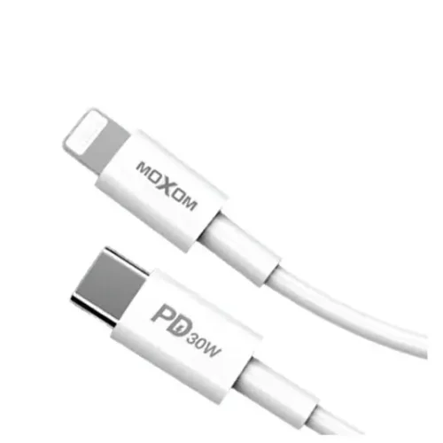MoXom Καλώδιο USB-C to Lightning 0,2M 30W White