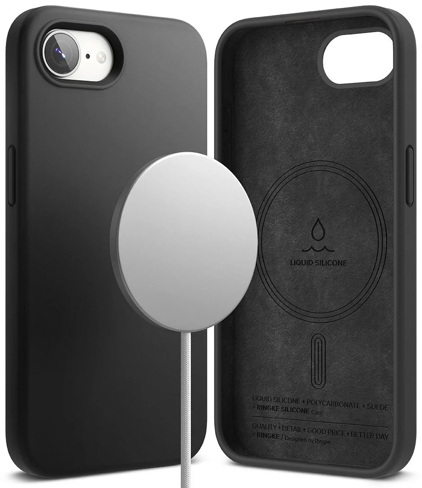 Θήκη Ringke Liquid Silicone Magsafe Black iPhone 16e STOCK OFFERS Ringke Θήκη Ringke Liquid Silicone Magsafe Black iPhone 16e - Image 2