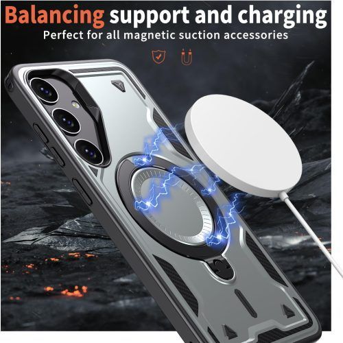 Alternative view of Θήκη Orso Buffer Ostand Armor Silver Samsung Galaxy A56