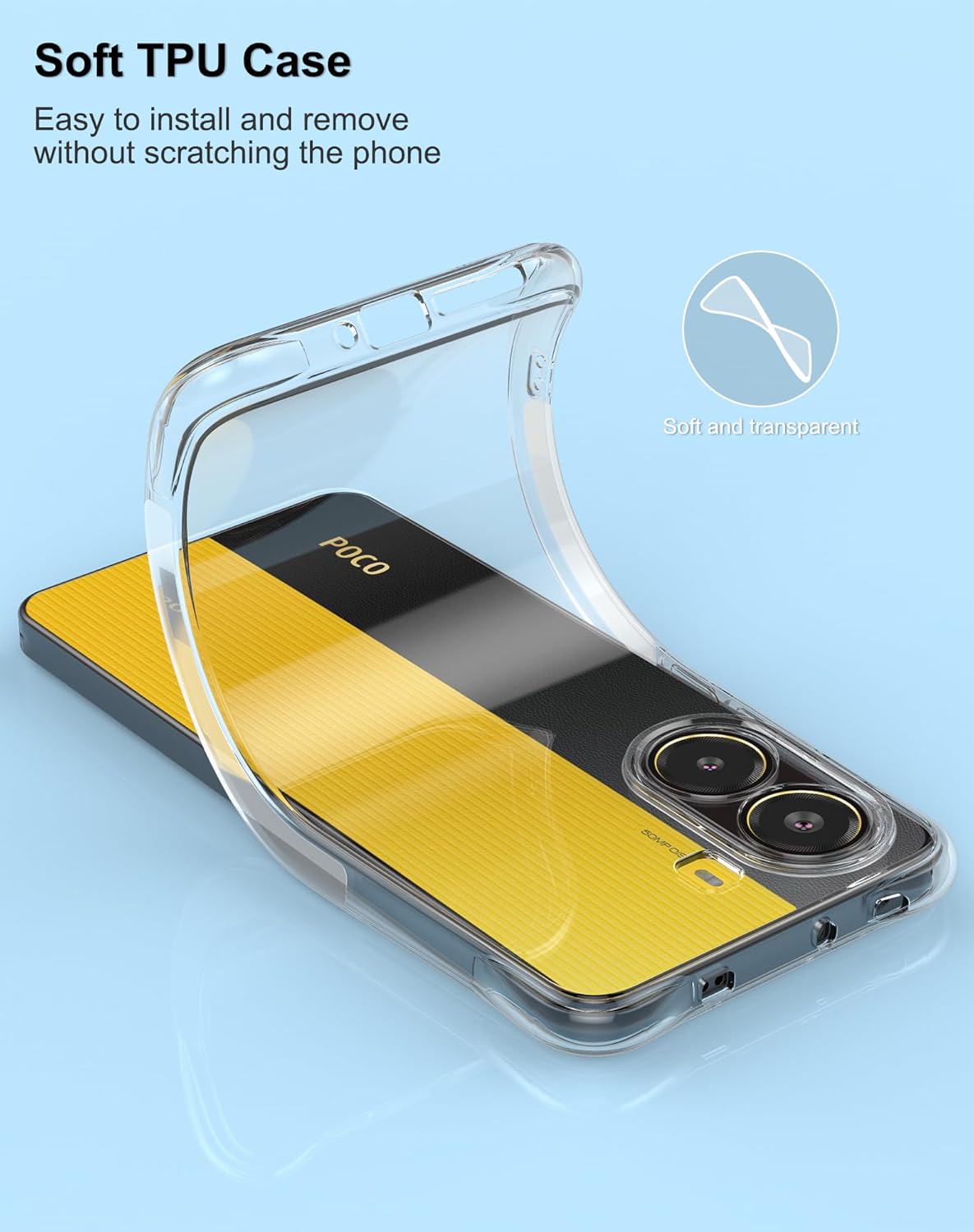 Θήκη Orso Crystal Gel Poco X7 Pro 5G ΘΗΚΕΣ Orso Θήκη Orso Crystal Gel Poco X7 Pro 5G - Image 2
