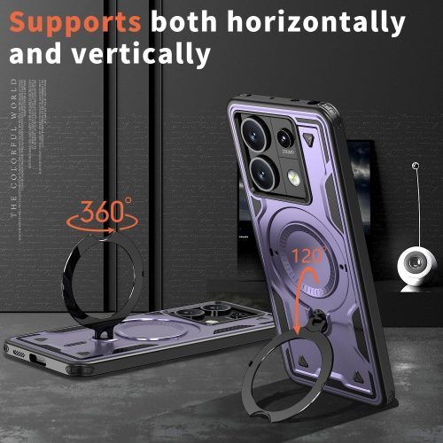 Alternative view of Θήκη Orso Buffer Ostand Armor Purple Xiaomi Redmi Note 13 Pro 5G