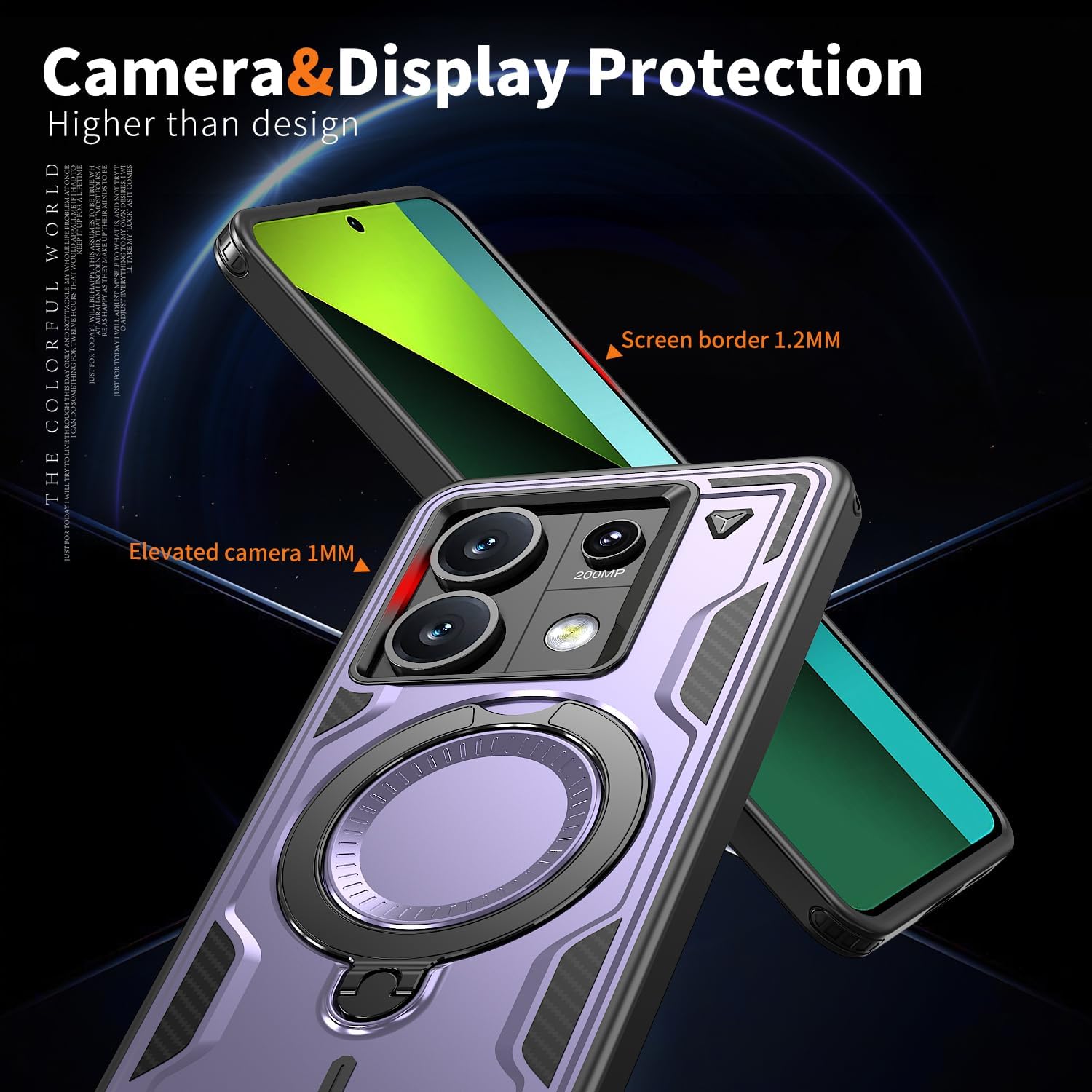 Θήκη Orso Buffer Ostand Armor Purple Xiaomi Redmi Note 13 Pro 5G ΘΗΚΕΣ Orso Θήκη Orso Buffer Ostand Armor Purple Xiaomi Redmi Note 13 Pro 5G - Image 5