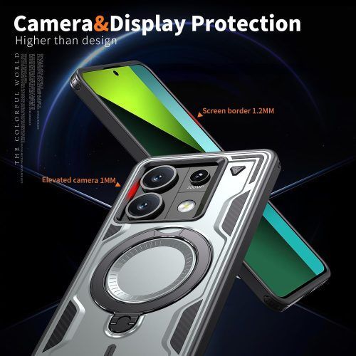 Alternative view of Θήκη Orso Buffer Ostand Armor Silver Xiaomi Redmi Note 13 Pro 5G