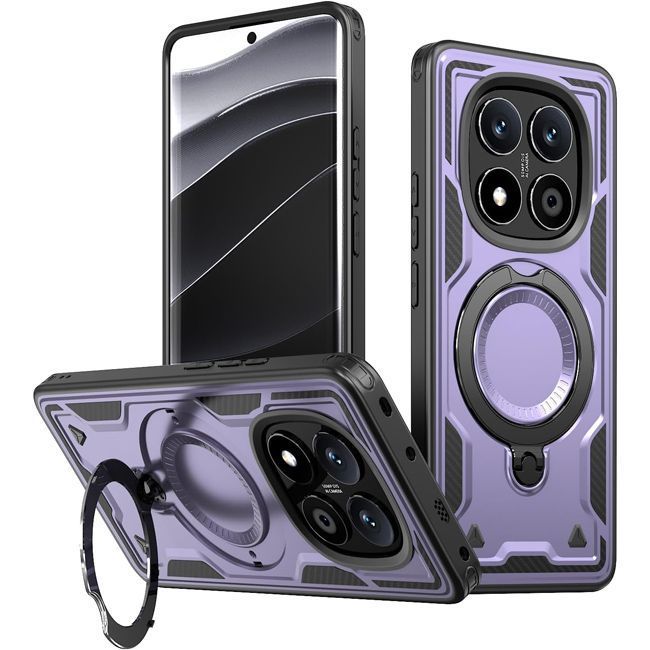 Θήκη Orso Buffer Ostand Armor Purple Xiaomi Redmi Note 14 Pro+ 5G ΘΗΚΕΣ Orso Θήκη Orso Buffer Ostand Armor Purple Xiaomi Redmi Note 14 Pro+ 5G