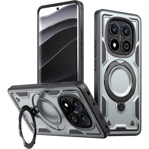 Θήκη Orso Buffer Ostand Armor Silver Xiaomi Redmi Note 14 Pro+ 5G ΘΗΚΕΣ Orso Θήκη Orso Buffer Ostand Armor Silver Xiaomi Redmi Note 14 Pro+ 5G