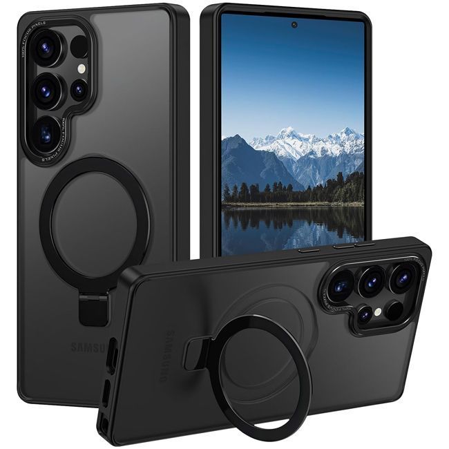 Θήκη Orso Ostand Hybrid Focus Frosted Black Samsung Galaxy S25 Ultra ΘΗΚΕΣ Orso Θήκη Orso Ostand Hybrid Focus Frosted Black Samsung Galaxy S25 Ultra