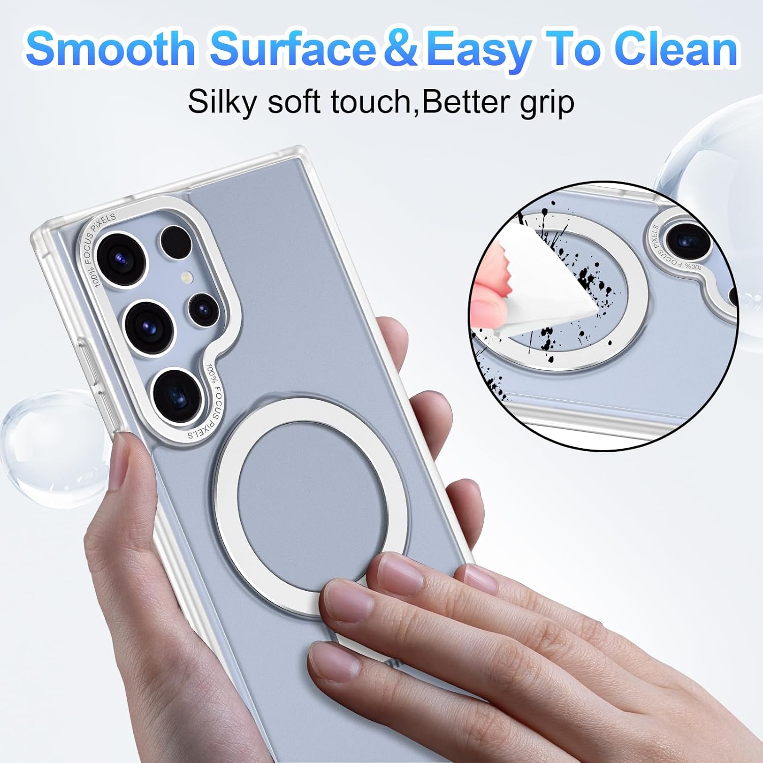Θήκη Orso Ostand Hybrid Focus Frosted Clear Samsung Galaxy S25 Ultra ΘΗΚΕΣ Orso Θήκη Orso Ostand Hybrid Focus Frosted Clear Samsung Galaxy S25 Ultra - Image 7