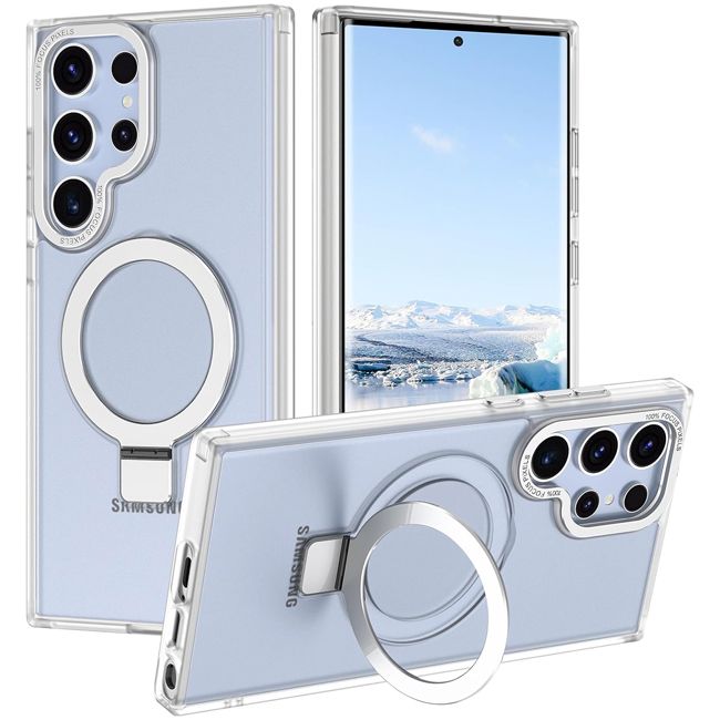 Θήκη Orso Ostand Hybrid Focus Frosted Clear Samsung Galaxy S25 Ultra ΘΗΚΕΣ Orso Θήκη Orso Ostand Hybrid Focus Frosted Clear Samsung Galaxy S25 Ultra