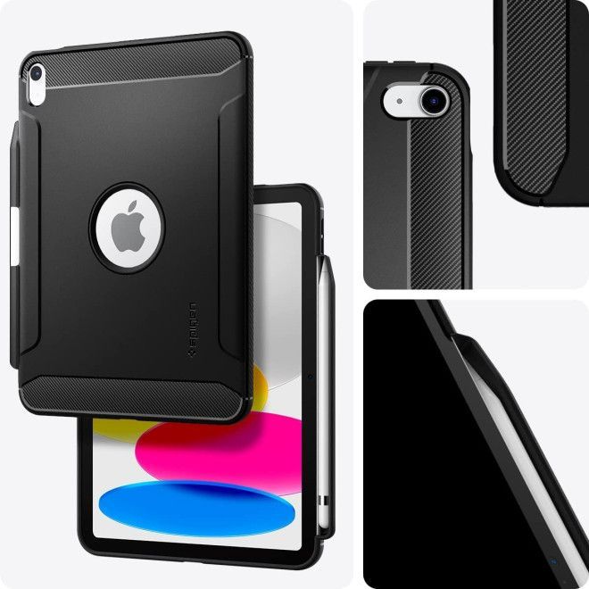 Θήκη Spigen Rugged Armor Black iPad 10th/11th ΘΗΚΕΣ Spigen Θήκη Spigen Rugged Armor Black iPad 10th/11th - Image 5