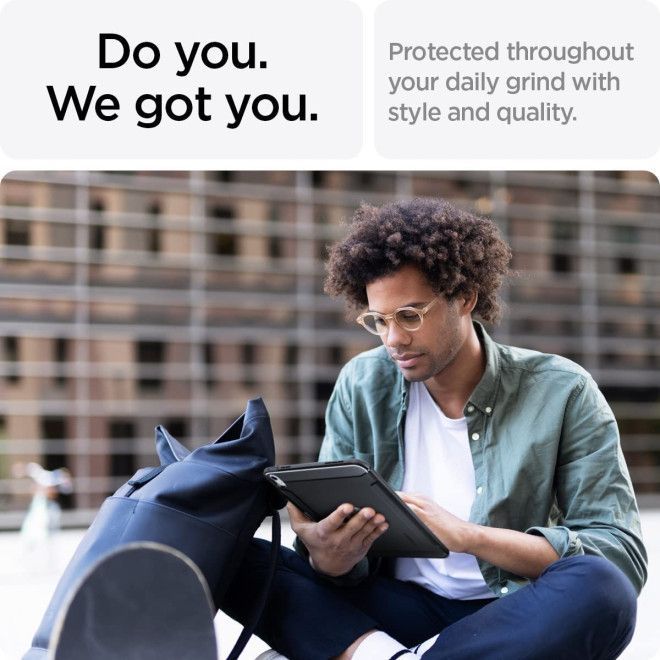 Θήκη Spigen Rugged Armor Black iPad 10th/11th ΘΗΚΕΣ Spigen Θήκη Spigen Rugged Armor Black iPad 10th/11th - Image 4