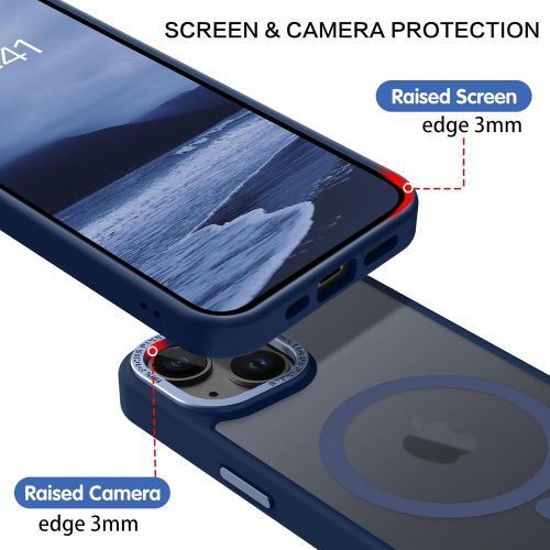 Alternative view of Θήκη Orso MagCase Focus Frosted Blue iPhone 15