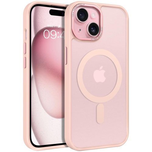 Θήκη Orso MagCase Focus Frosted Rose iPhone 15 Plus ΘΗΚΕΣ Orso Θήκη Orso MagCase Focus Frosted Rose iPhone 15 Plus