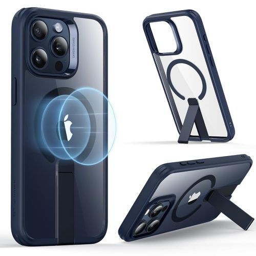 Θήκη ESR Boost Flickstand HaloLock MagSafe Clear Blue iPhone 15 Pro Max ΘΗΚΕΣ ESR Θήκη ESR Boost Flickstand HaloLock MagSafe Clear Blue iPhone 15 Pro Max
